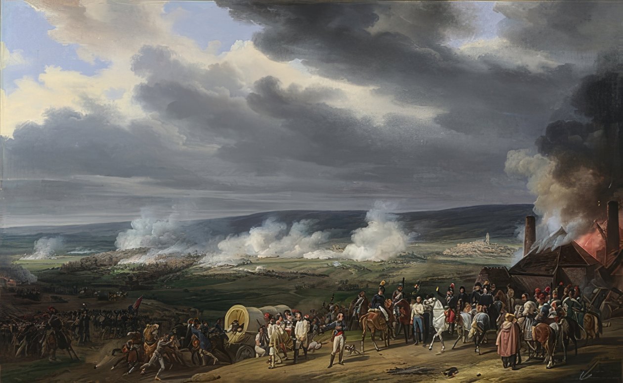 Die Schlacht von Jemappes von Emile Jean Horace Vernet