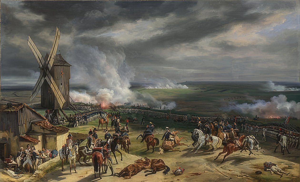 Die Schlacht von Valmy von Emile Jean Horace Vernet