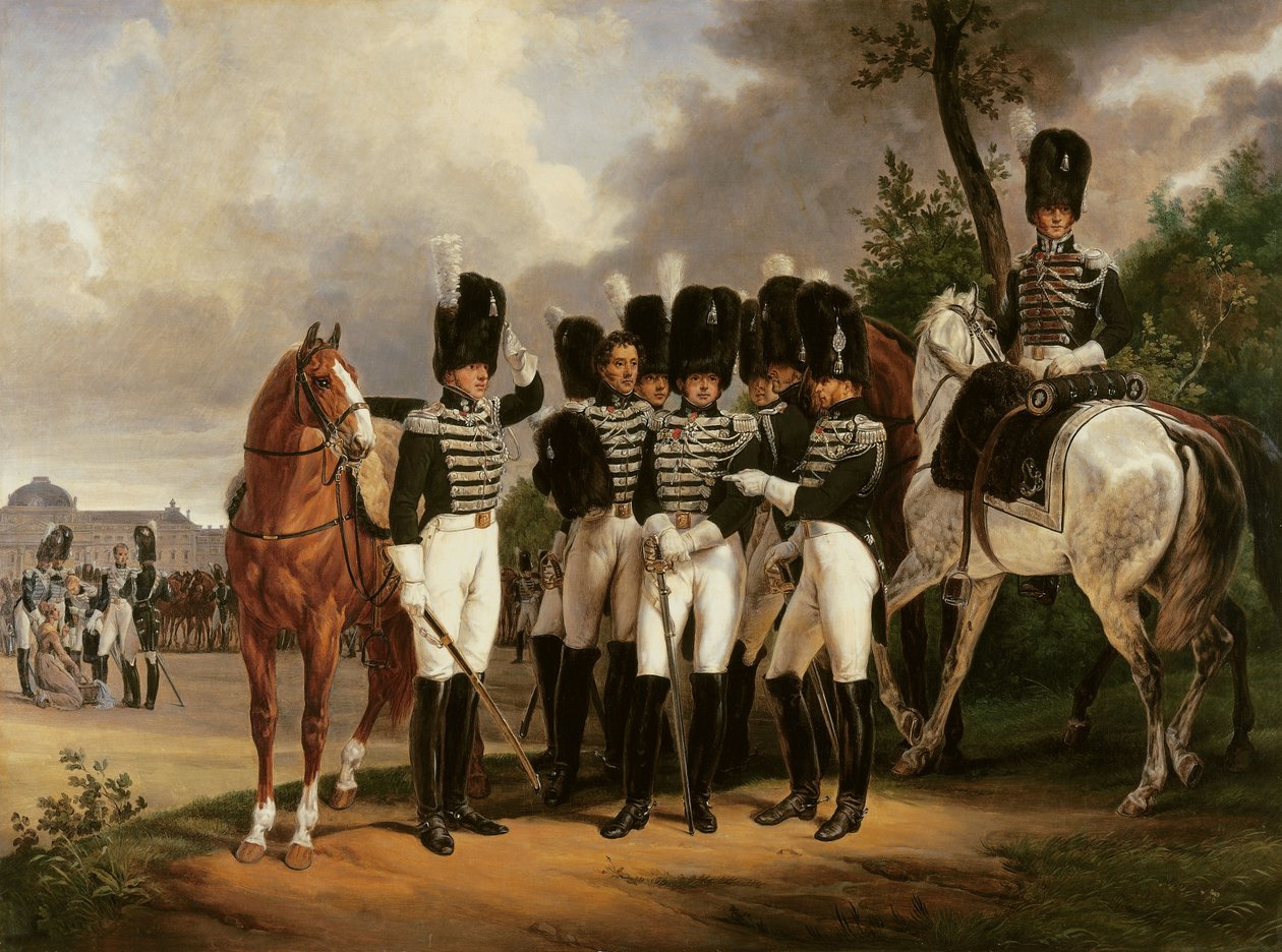 Porträt des General Marquis de Talhout-Roy, 1818-19 von Emile Jean Horace Vernet
