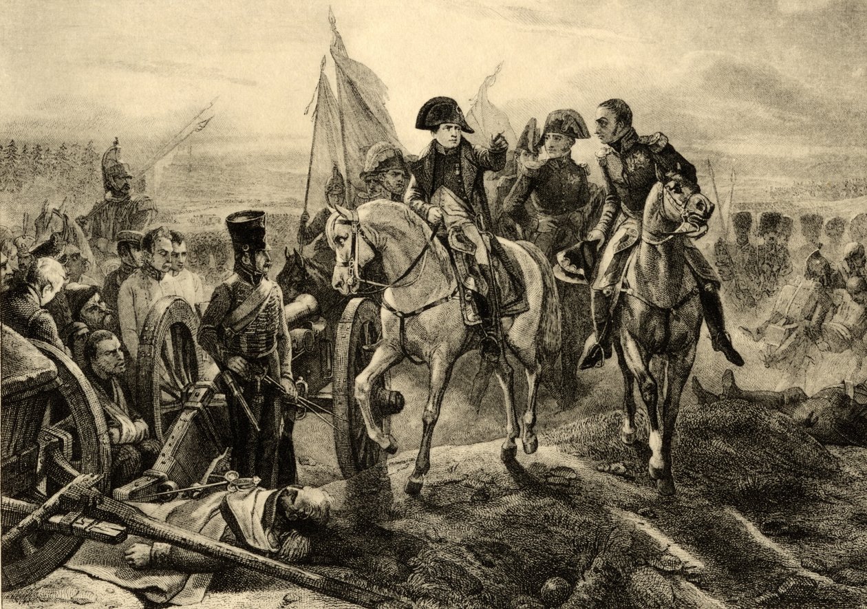 Die Schlacht bei Friedland, 14. Juni 1807 von Emile Jean Horace Vernet