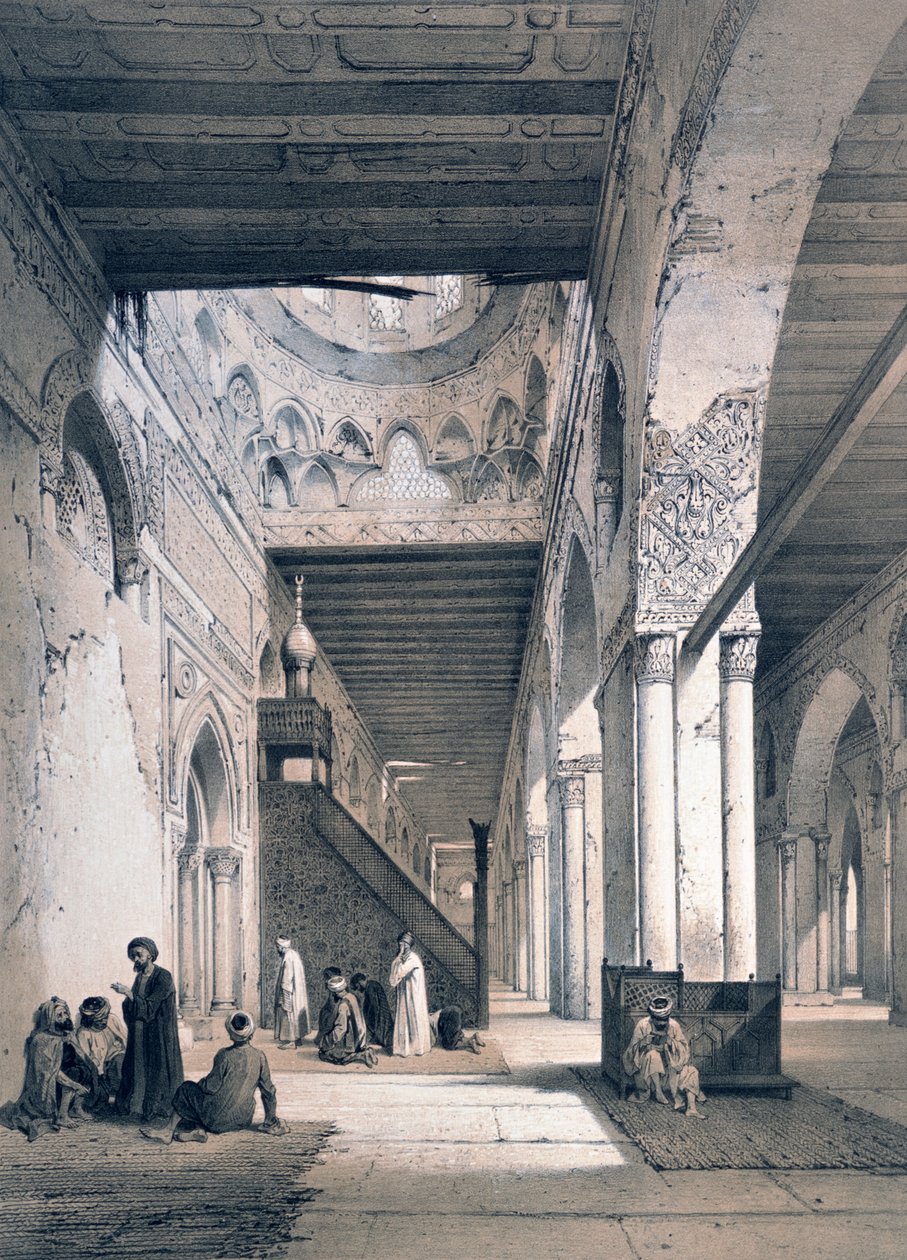 Moschee von Ahmed Ibn Touloun von Emile Prisse d