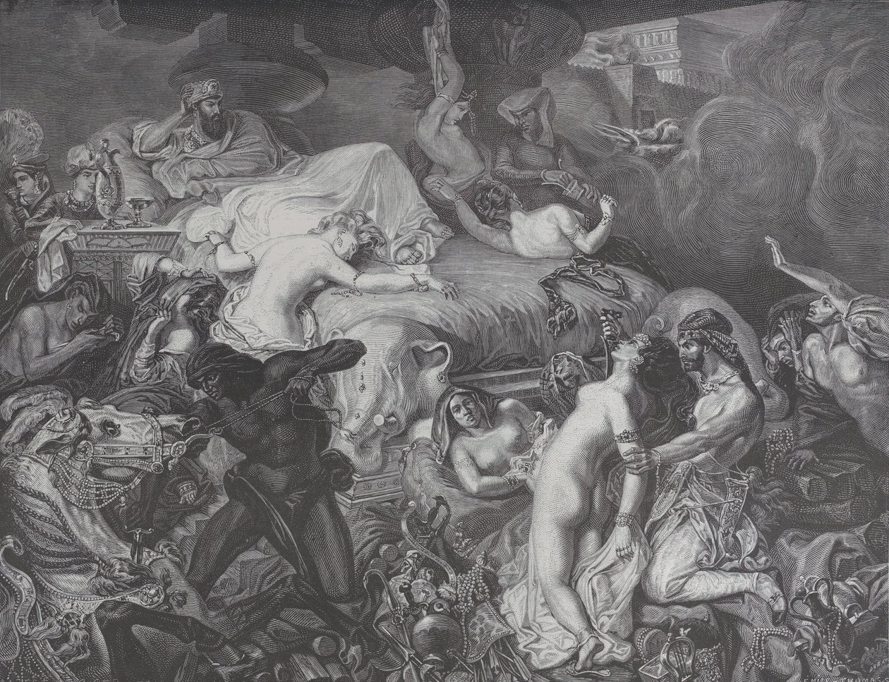 Sardanapale, aus Le Monde Illustré von Emile Thomas