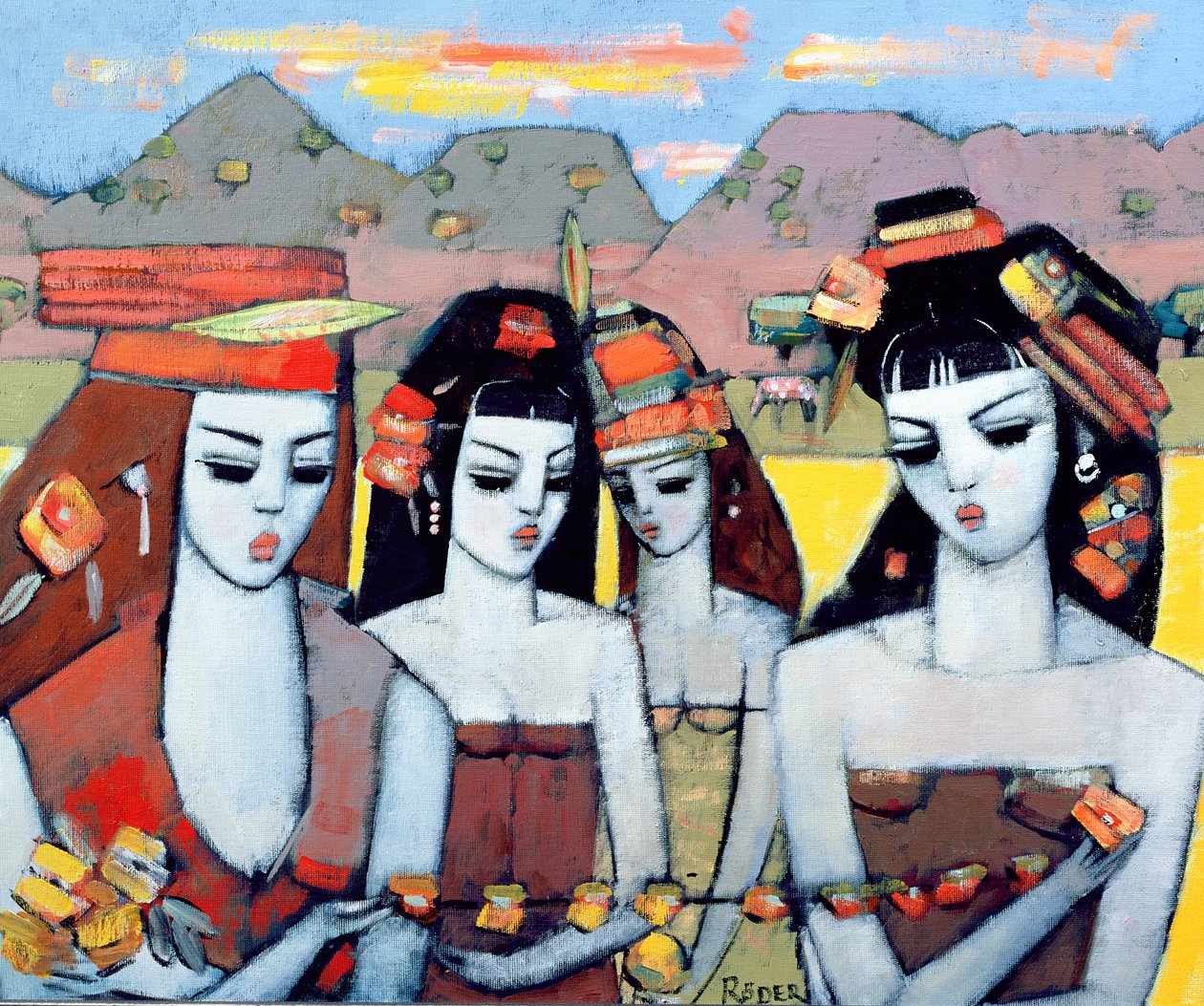 Vier aus Ys von Endre Roder