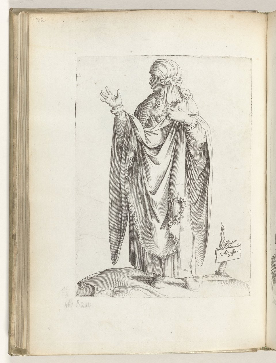 Frau aus Äthiopien von Enea Vico