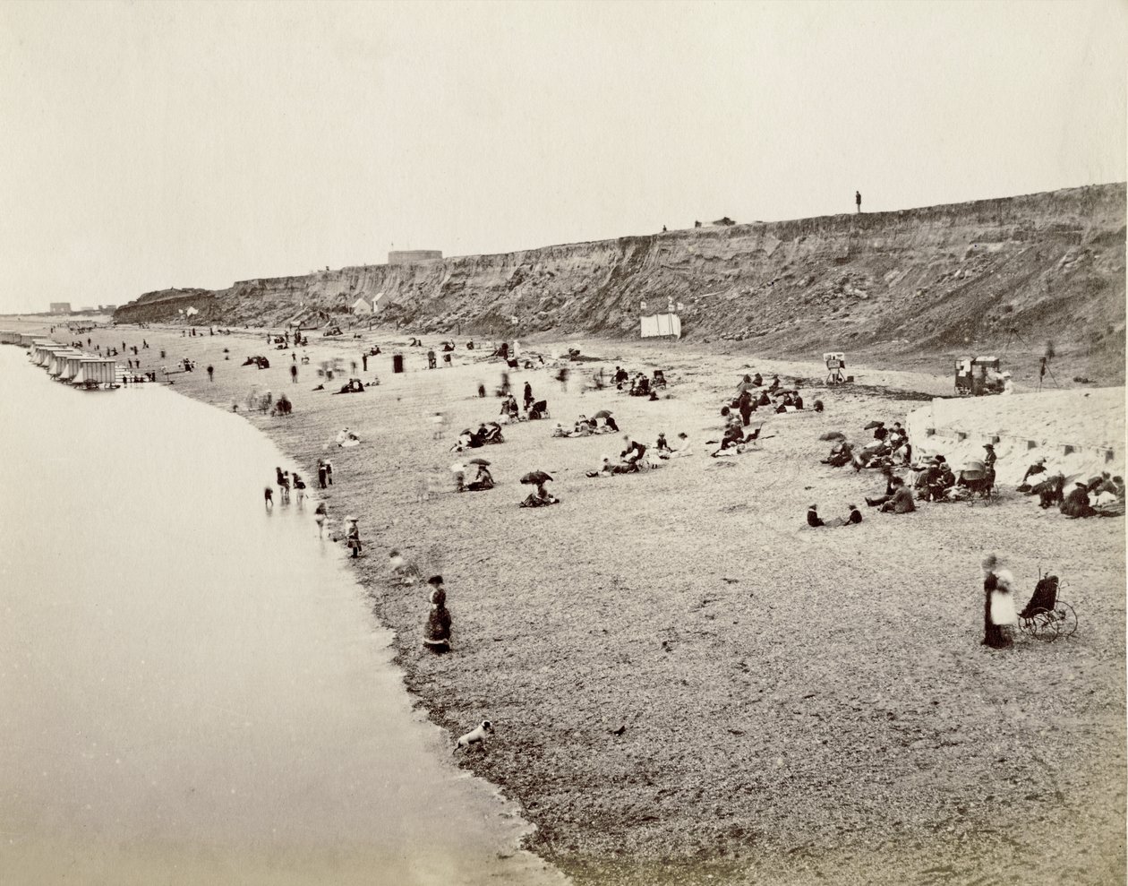 Babbacombe Beach, Devon, 1890er Jahre von English Photographer