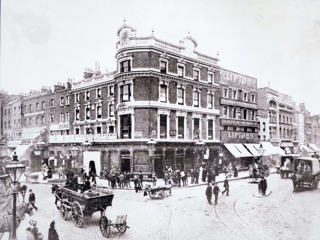 Szene in der Pentonville Road, Islington, London von English Photographer