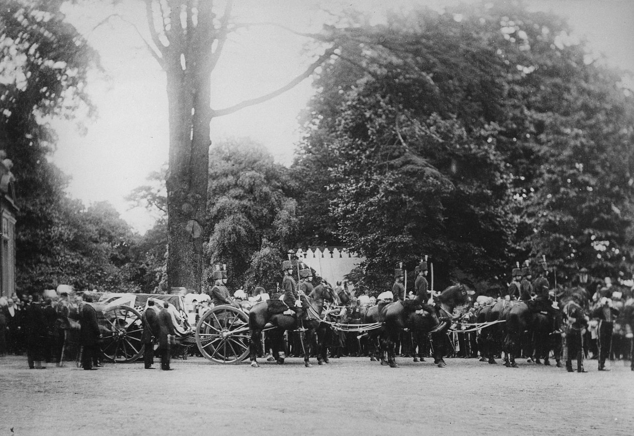 Der Trauerzug des Prinzen Imperial, Camden Place, 12. Juli 1879 von English Photographer