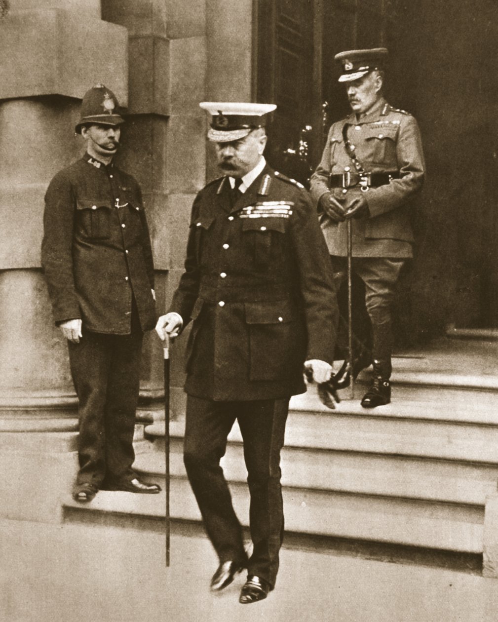 Das letzte Foto von Lord Kitchener, aus The Illustrated War News, 14. Juni 1916 von English Photographer