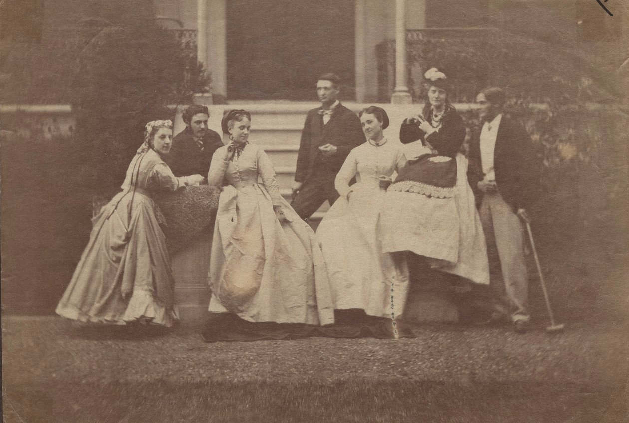 Unbekannte Gruppe, 1860er Jahre von English Photographer