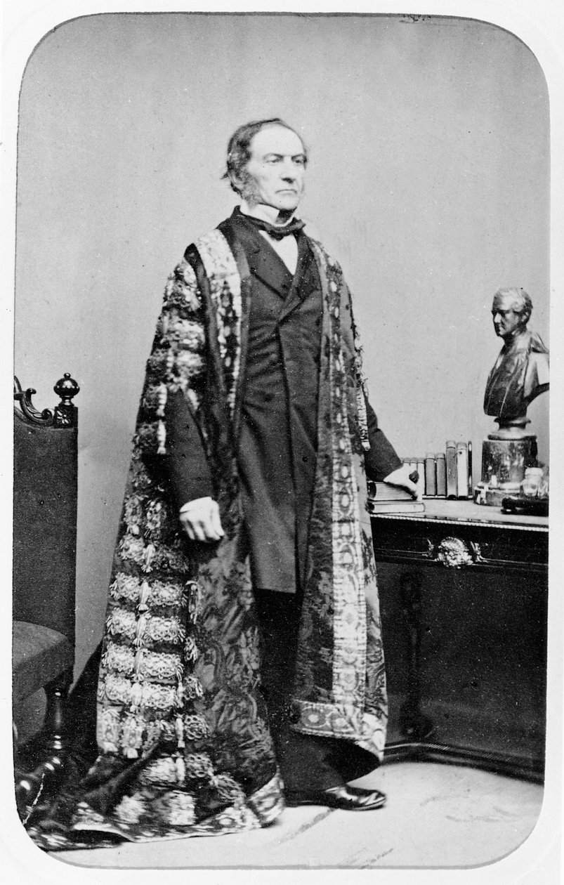 William Ewart Gladstone, ca. 1860 von English Photographer