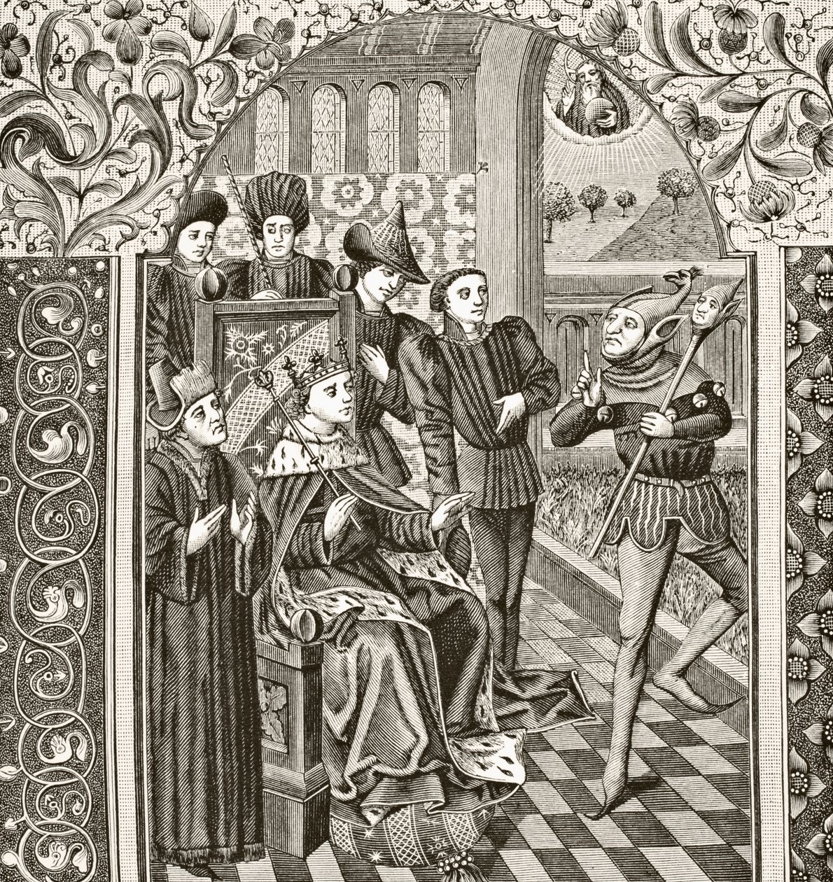 Ein Hofnarr, 1878 von English School