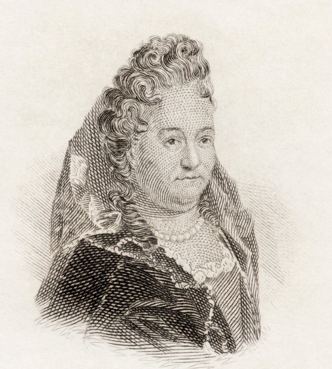 Anne Le Fèvre Dacier, 1825 von English School