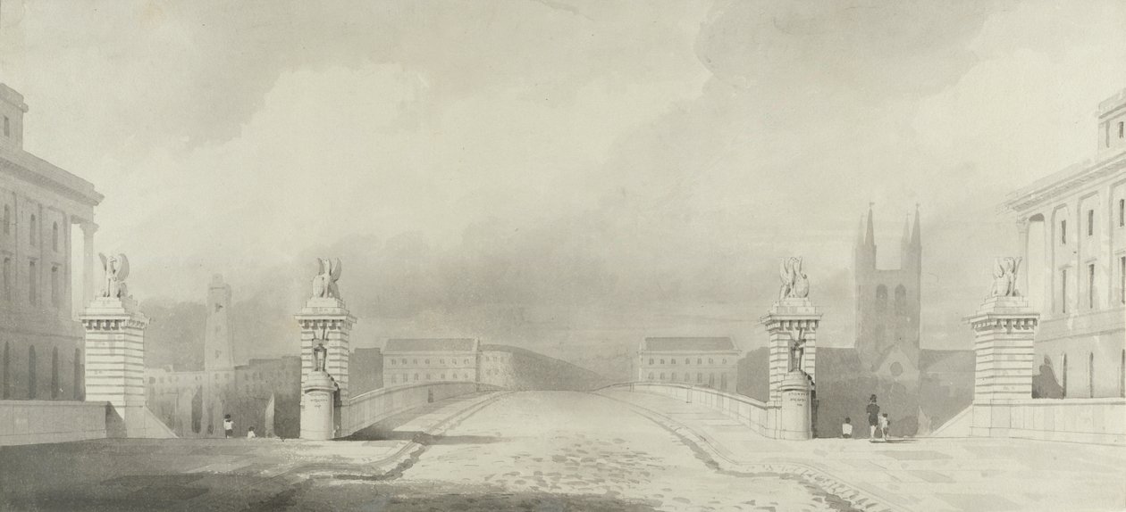 Entwurf für den Zugang zur London Bridge von English School