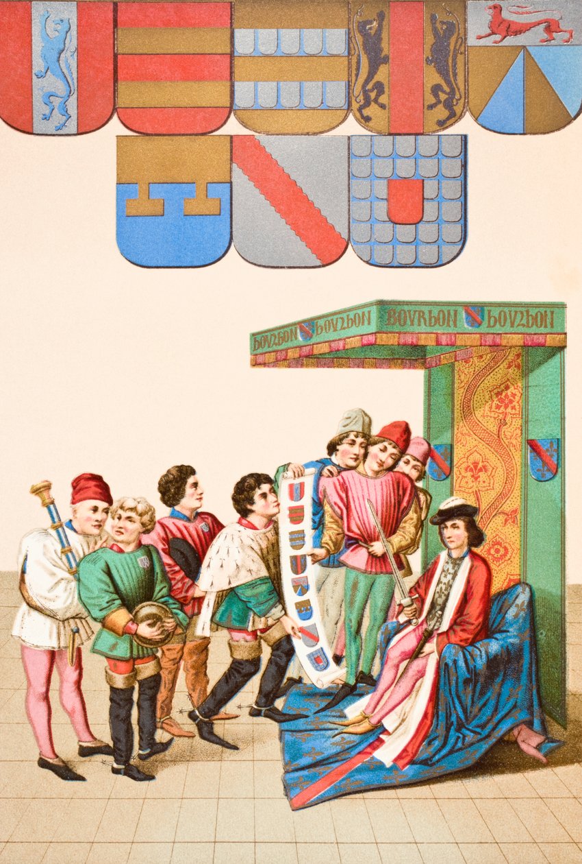Darstellung von Wappen, 1878 von English School