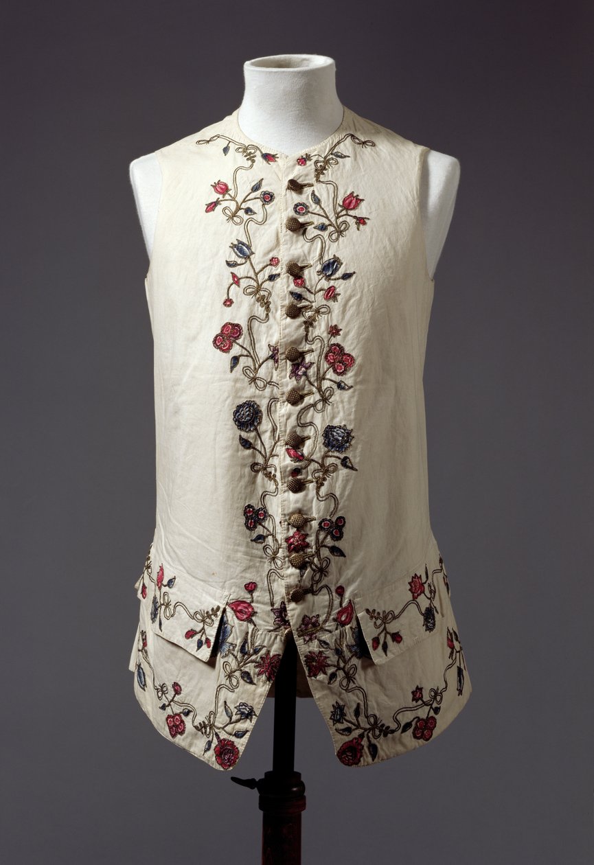 Herrenweste, ca. 1760-70 von English School