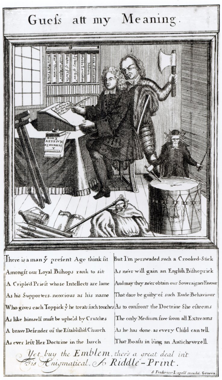 Errate meine Bedeutung, 1709 von English School