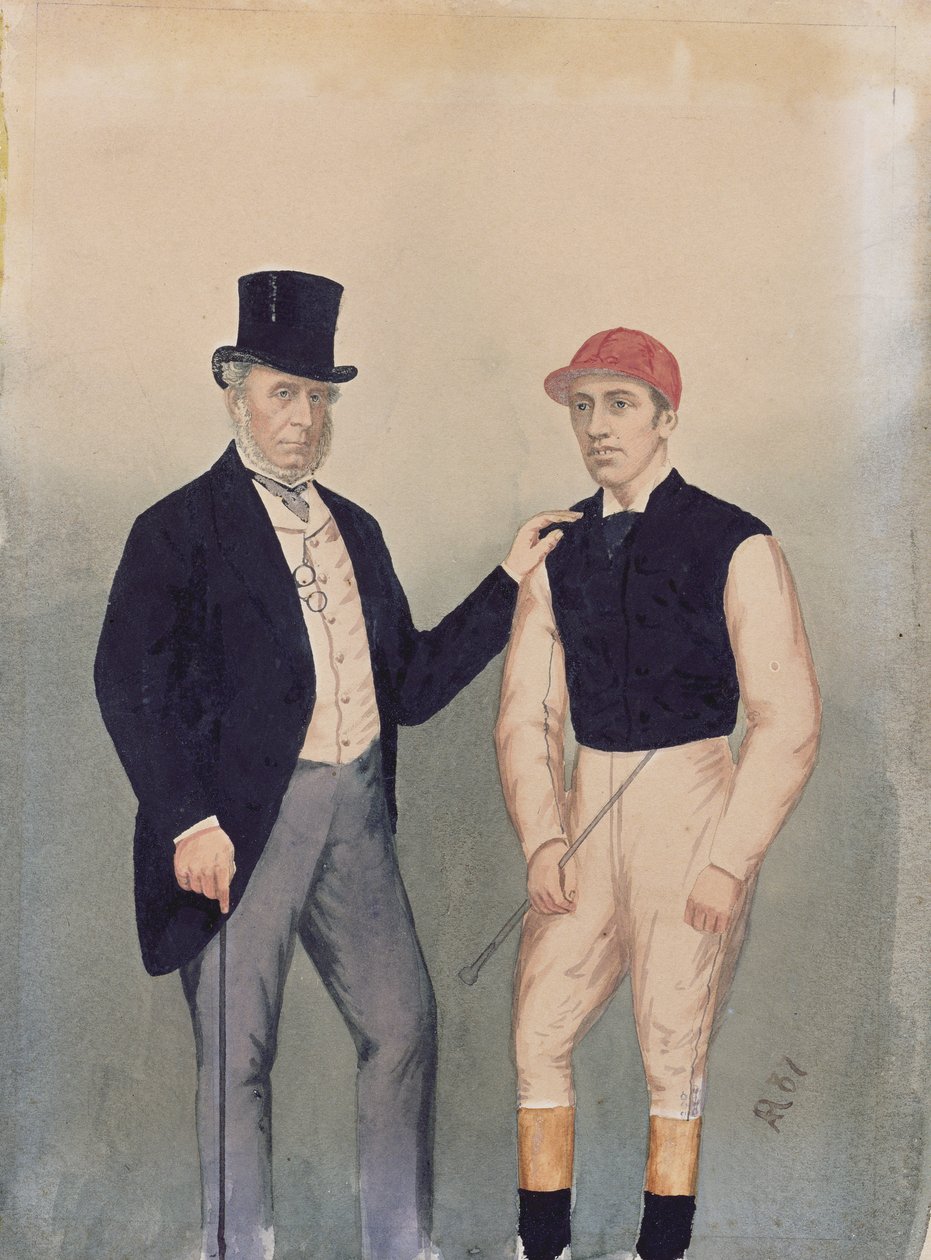 Lord Falmouth und Fred Archer (1857-86) von English School