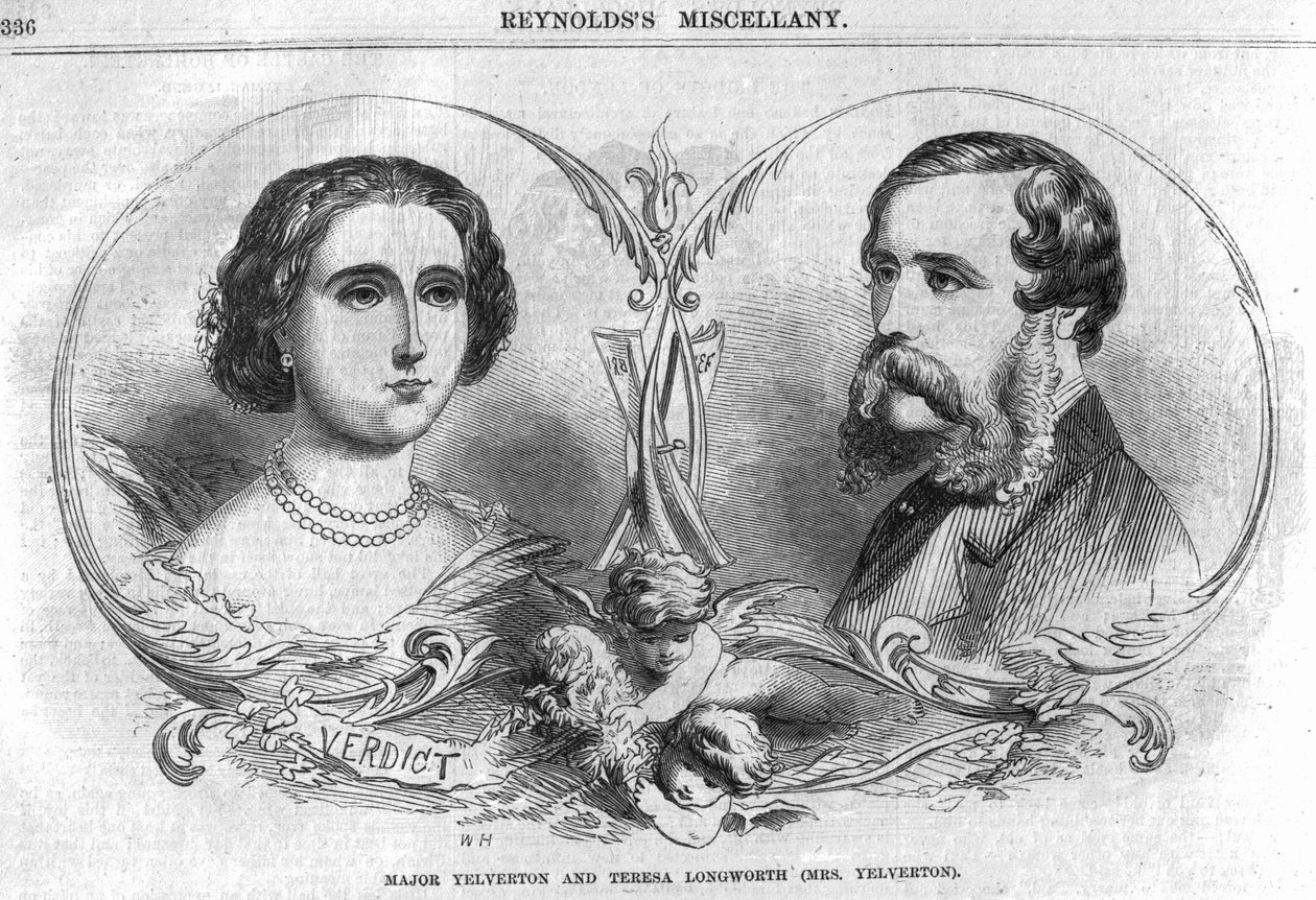 Major Yelverton und Teresa Longworth (Mrs Yelverton), Illustration aus 