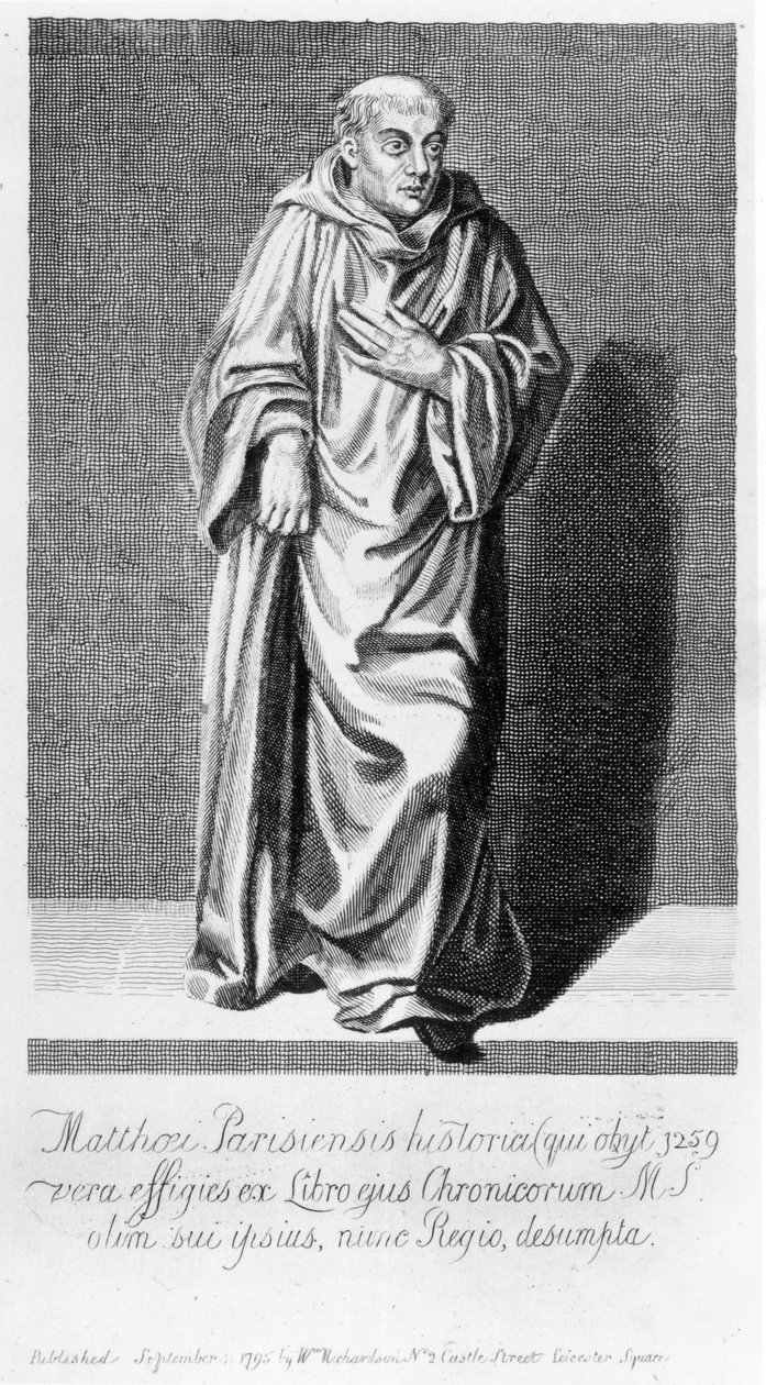 Matthew Paris, 1795 von English School