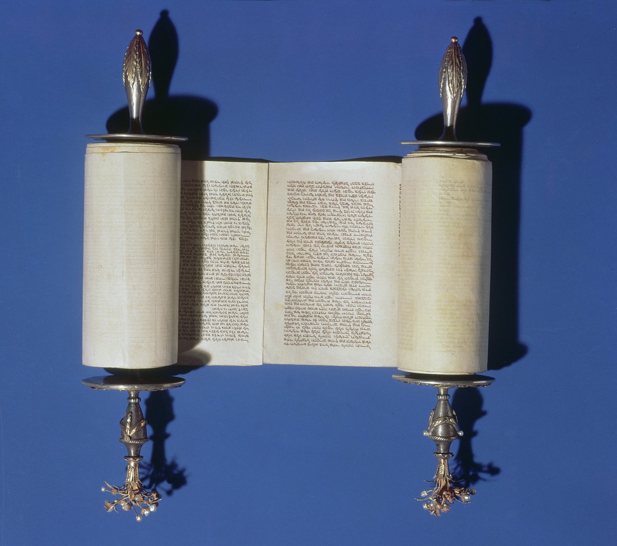 Miniatur-Tora-Rolle, 1765 von English School