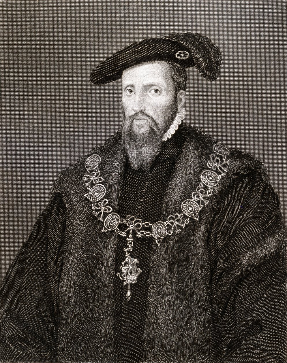 Porträt von Edward Seymour, 1. Herzog von Somerset, aus 