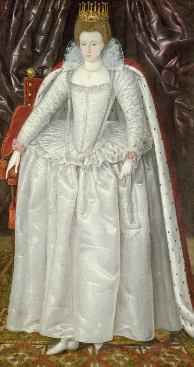 Porträt von Elizabeth Vernon, Gräfin von Southampton, ca. 1603 von English School