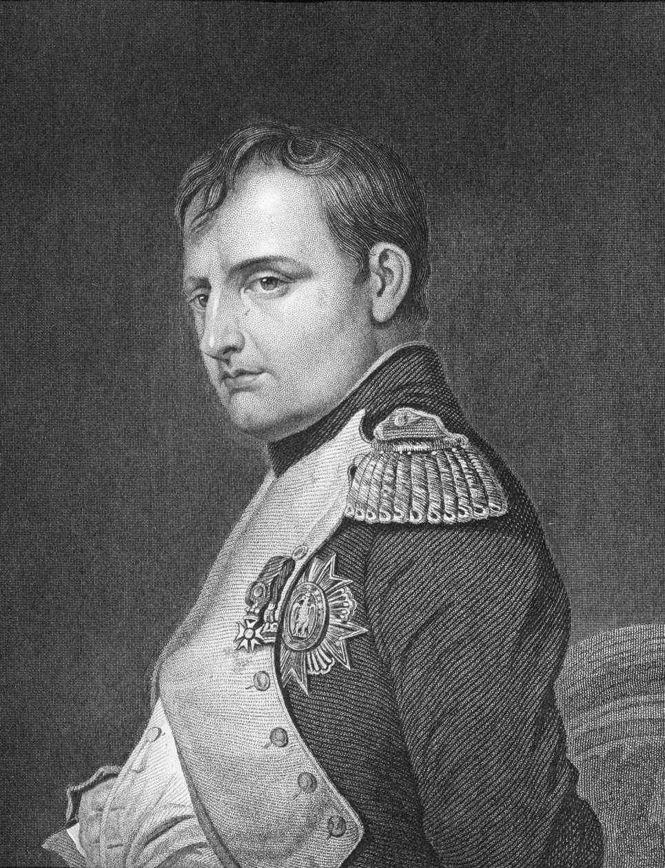 Porträt von Napoleon Bonaparte (1769-1821) von English School