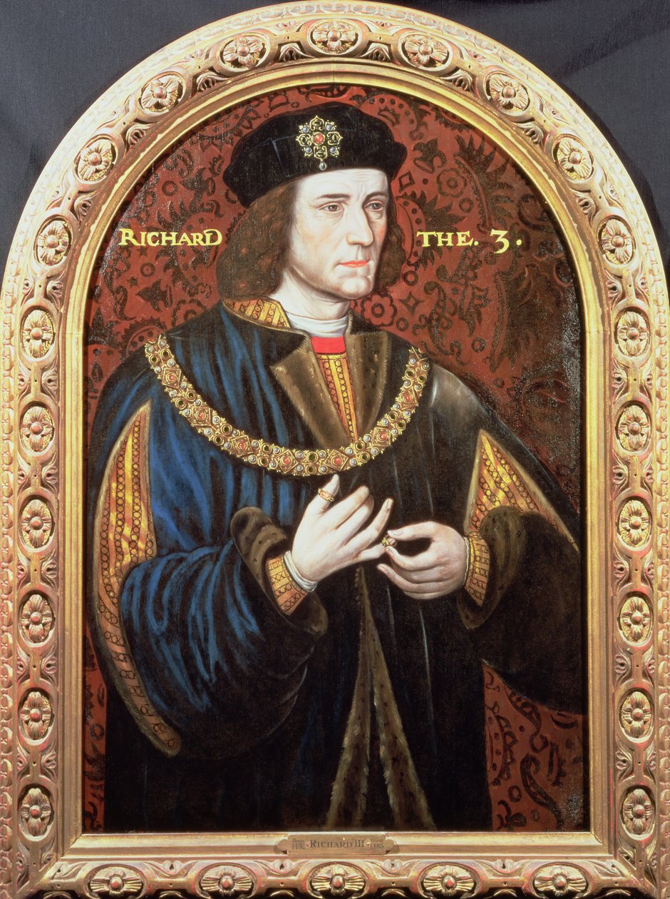 Posthumes Porträt von Richard III. (1452-85) 1580-1610 von English School