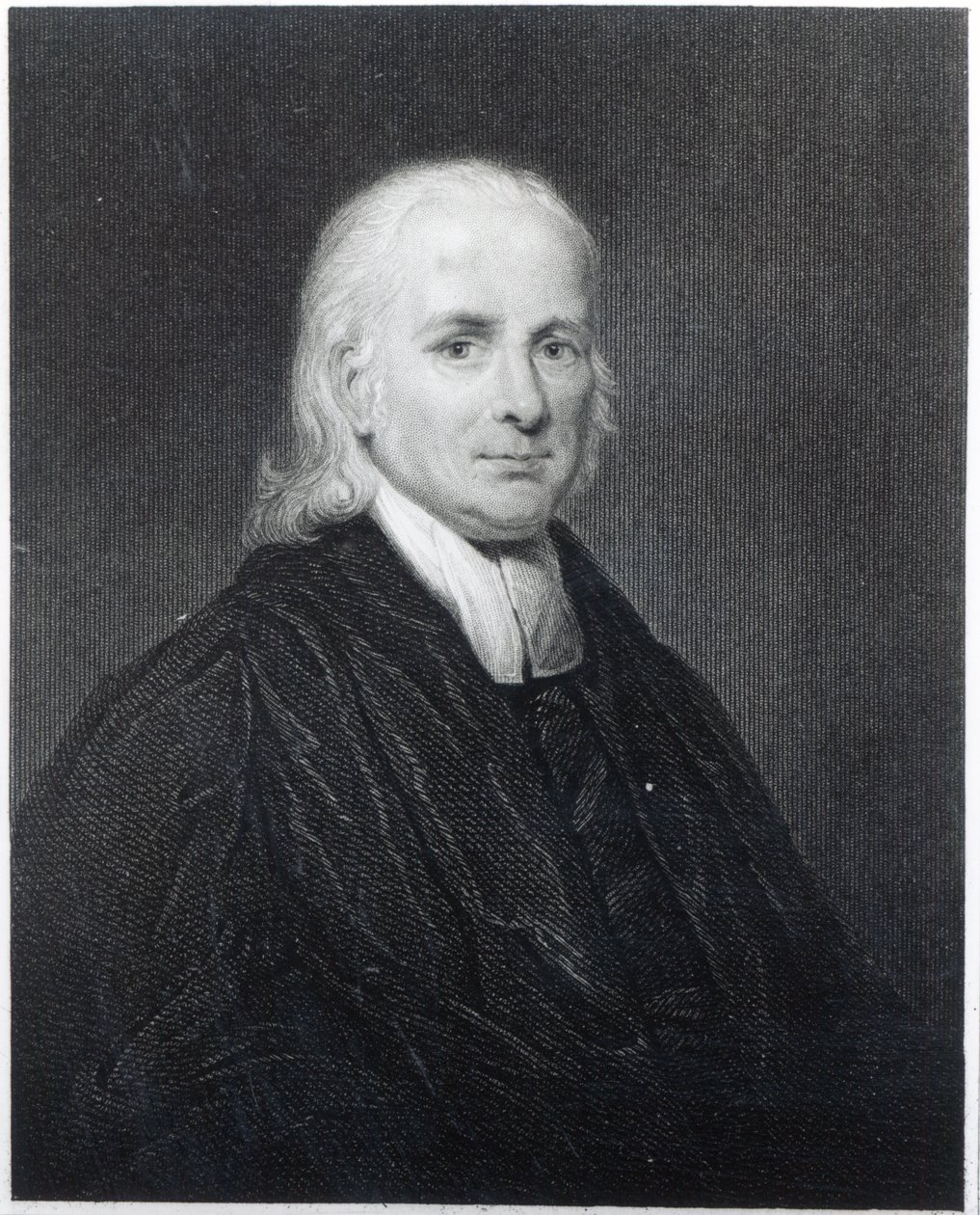Pfarrer Friedrich Schwartz, graviert von Edward Scriven von English School