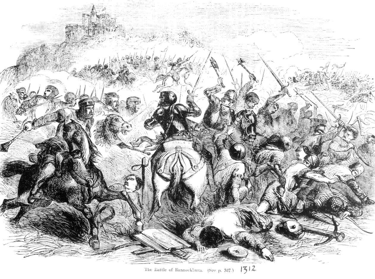 Die Schlacht von Bannockburn im Jahr 1314 von English School