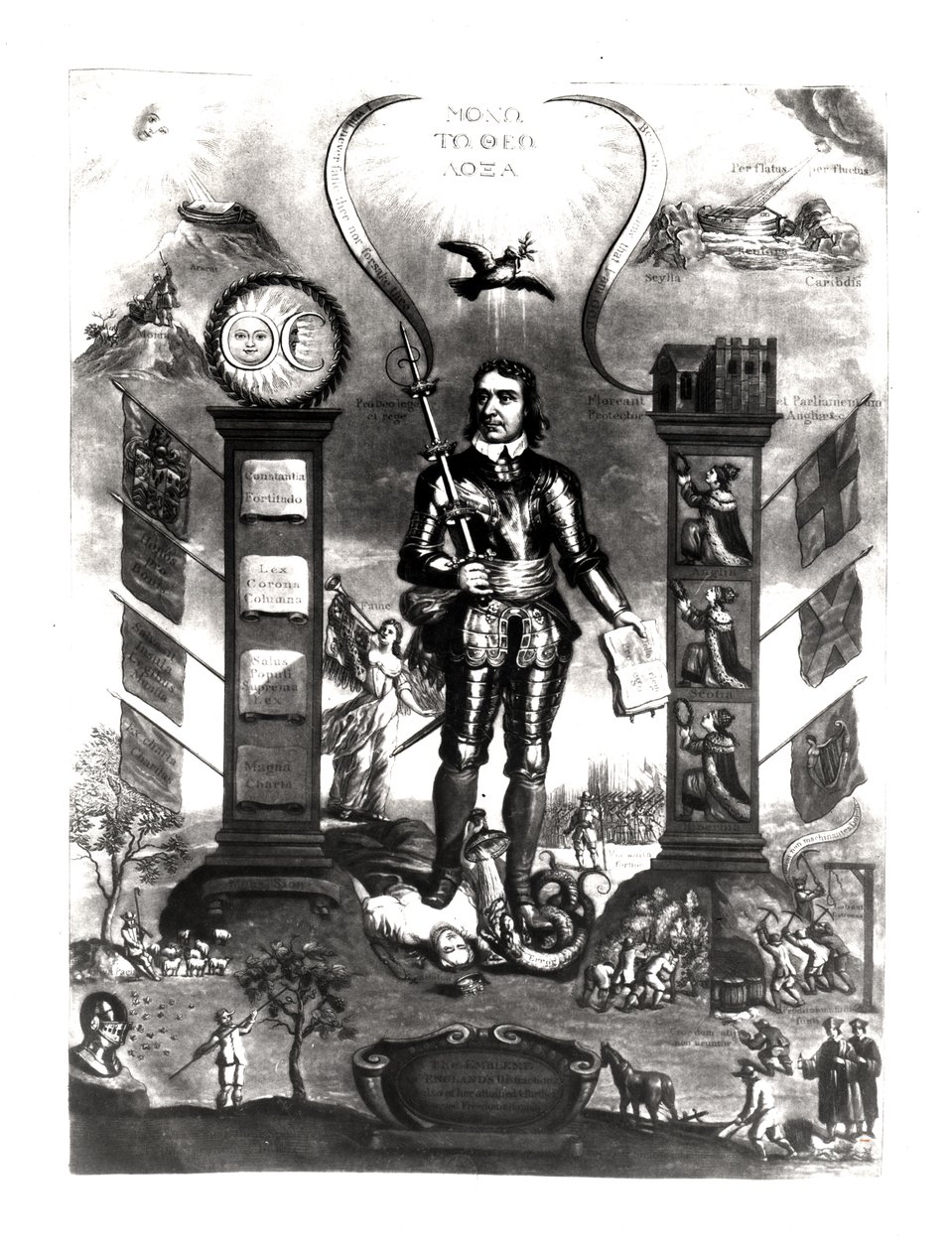 Das Emblem der englischen Ablenkungen, 1658 von English School