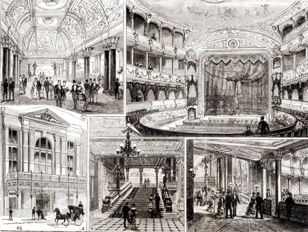 Das Empire Theatre, Leicester Square, London 1884 von English School