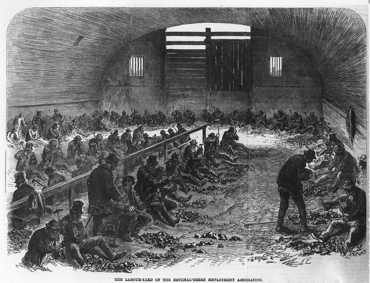 Der Arbeitsgarten der Bethnal Green Employment Association, aus 