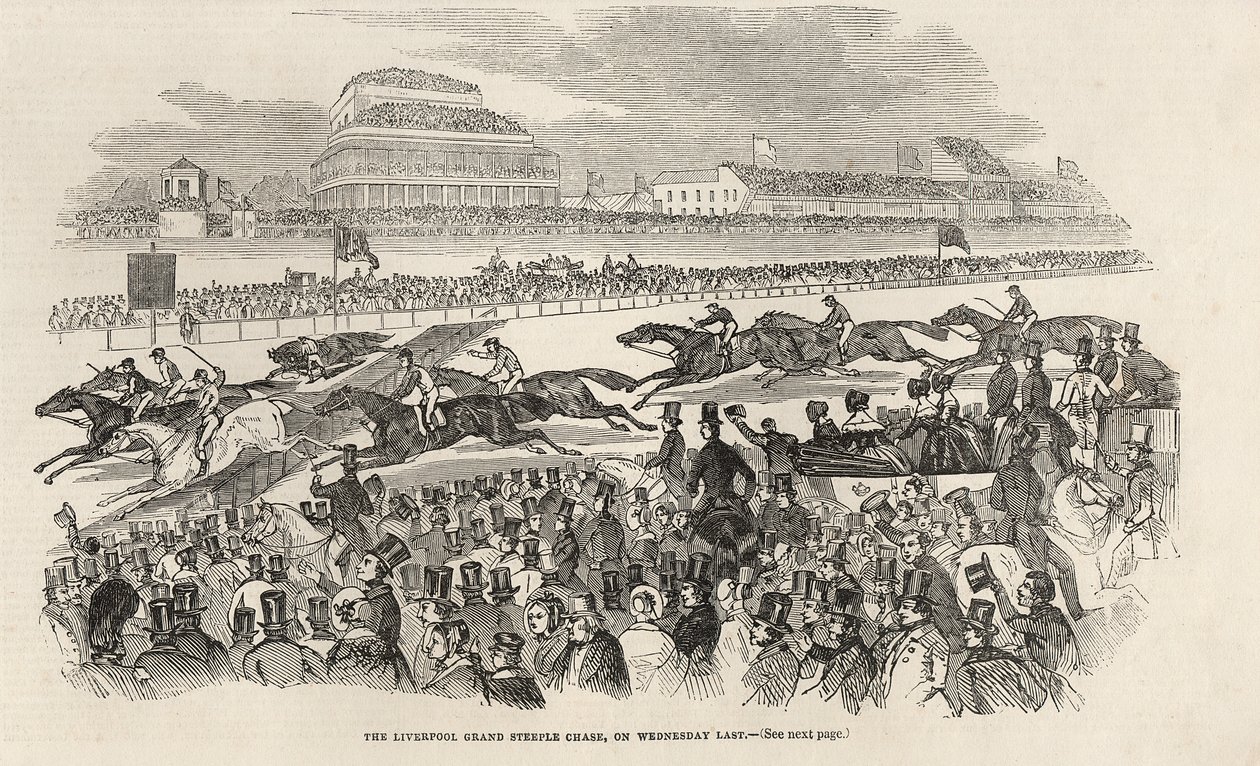 Das Liverpool Grand Steeple Chase am letzten Mittwoch (aus 