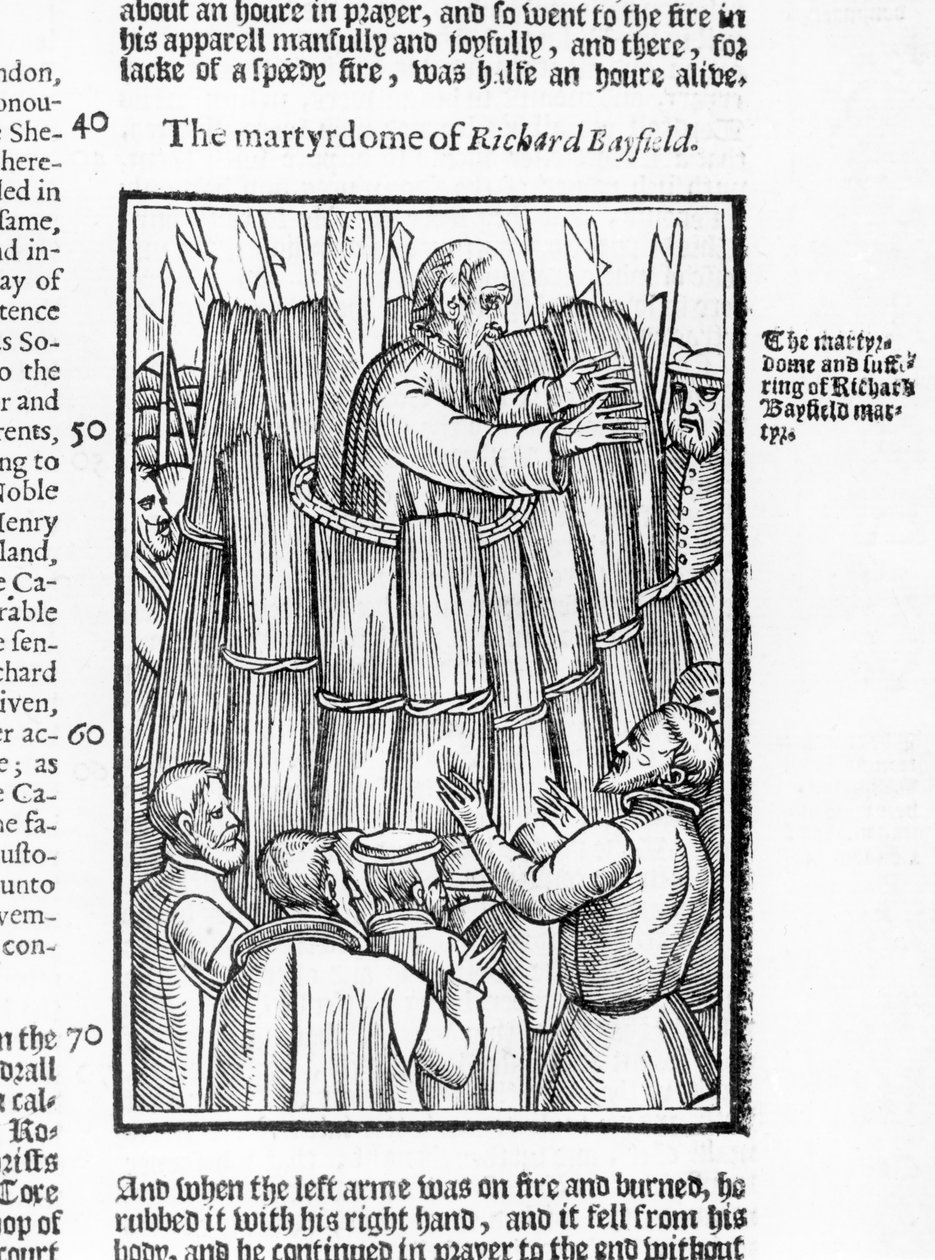 Das Martyrium von Richard Bayfield (gest.1531) aus 