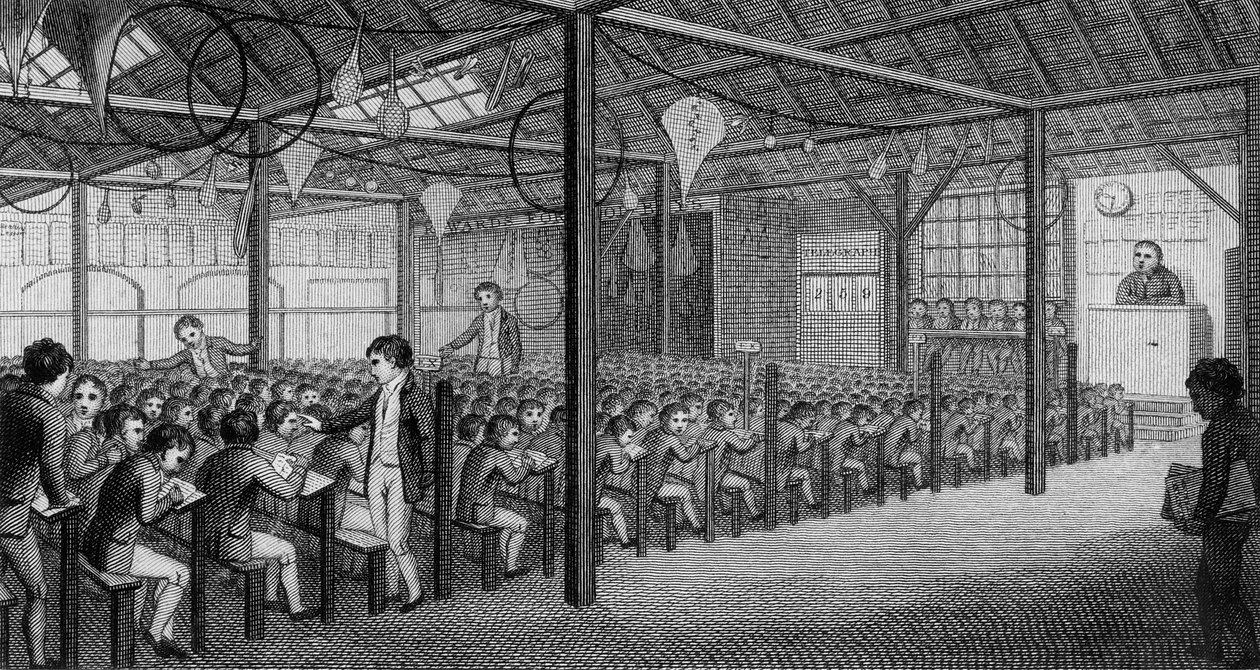 Die Royal Free School, veröffentlicht von W. Robbin, ca. 1805 von English School