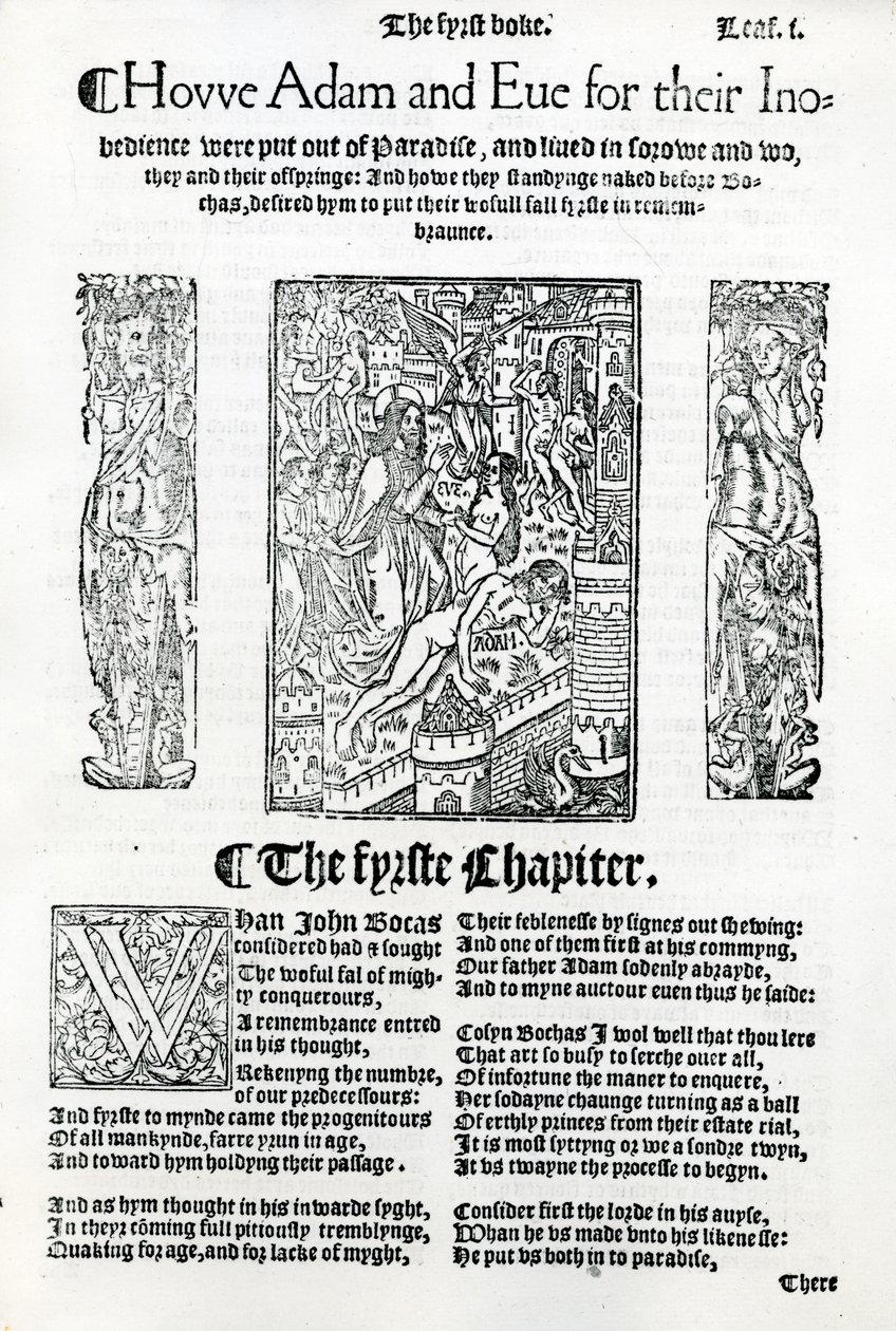 Die Geschichte von Adam und Eva aus Boccaccios 