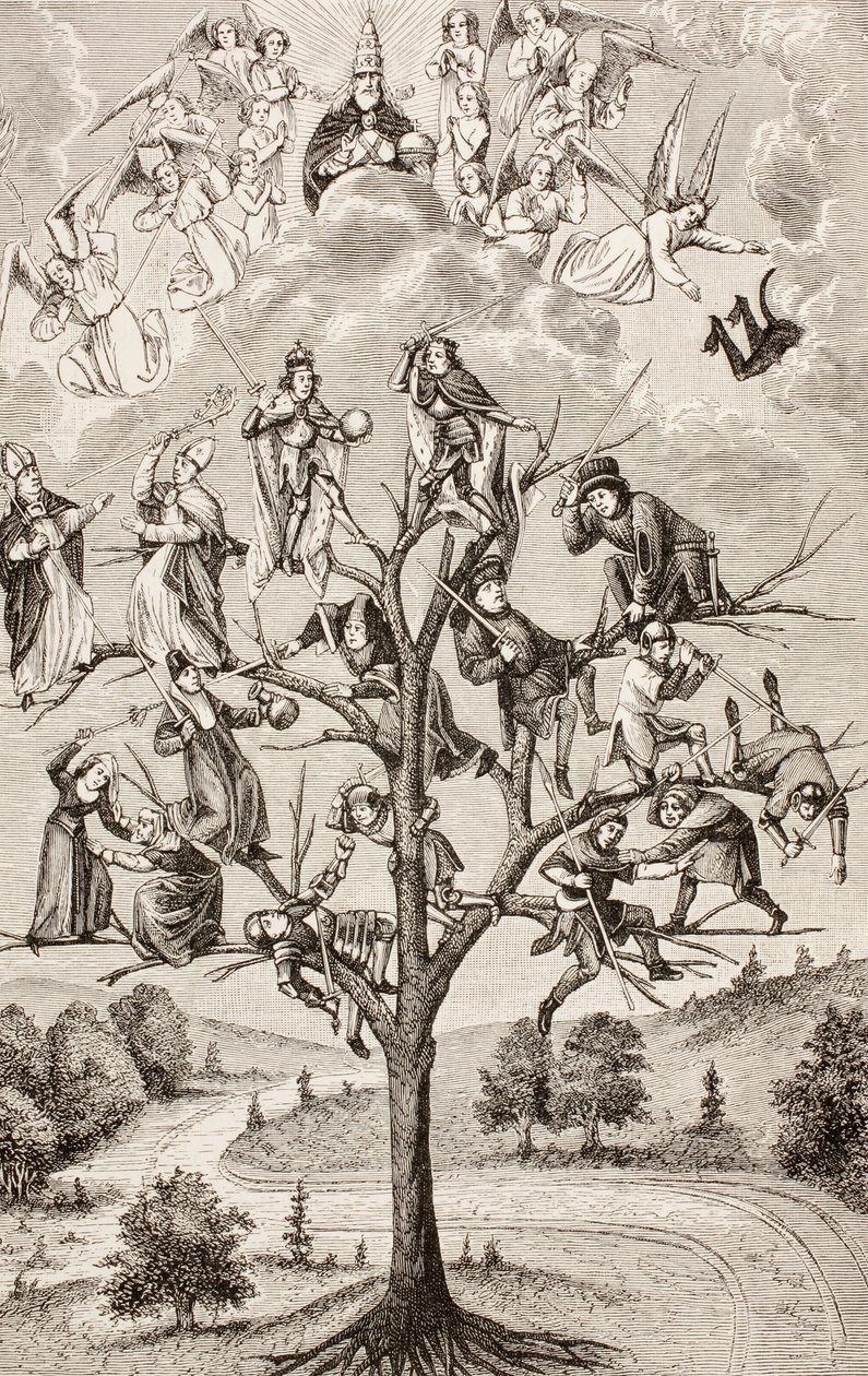 Der Baum der Schlachten, ca. 1880 von English School