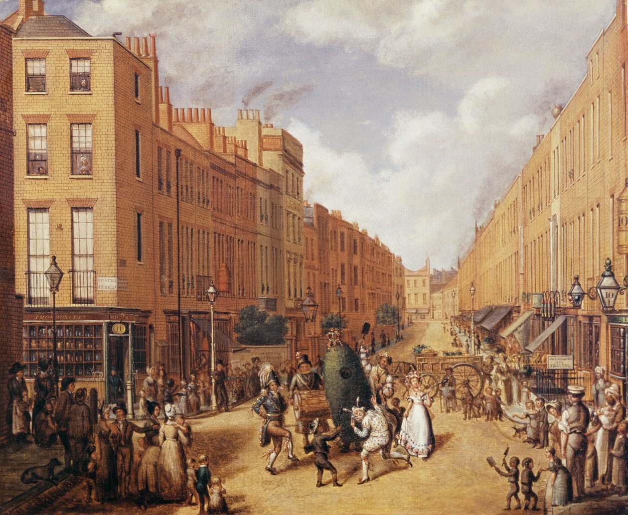 Upper Lisson Street in der Nähe von Paddington, um 1837 von English School