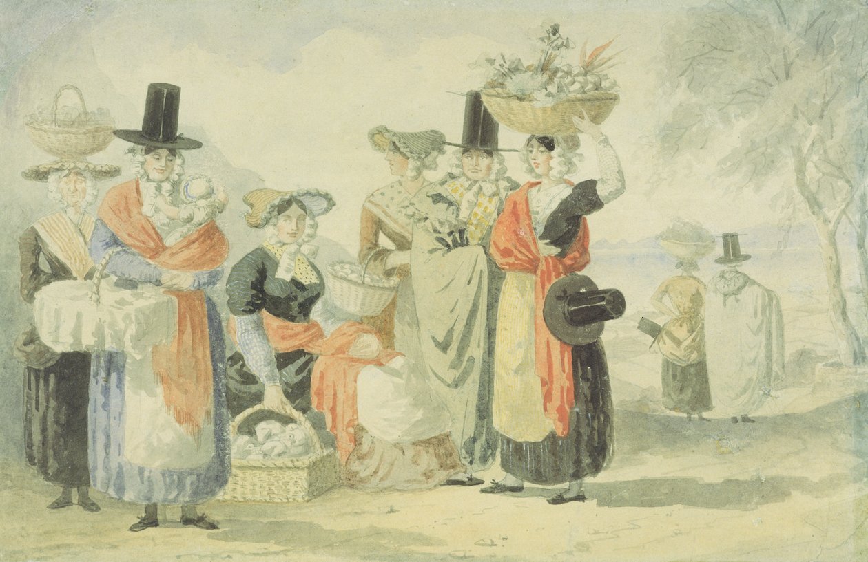Walisische Fischerinnen von English School