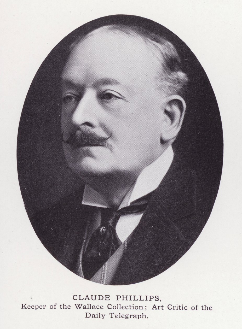 Prominente Männer von London: Claude Phillips von English Photographer