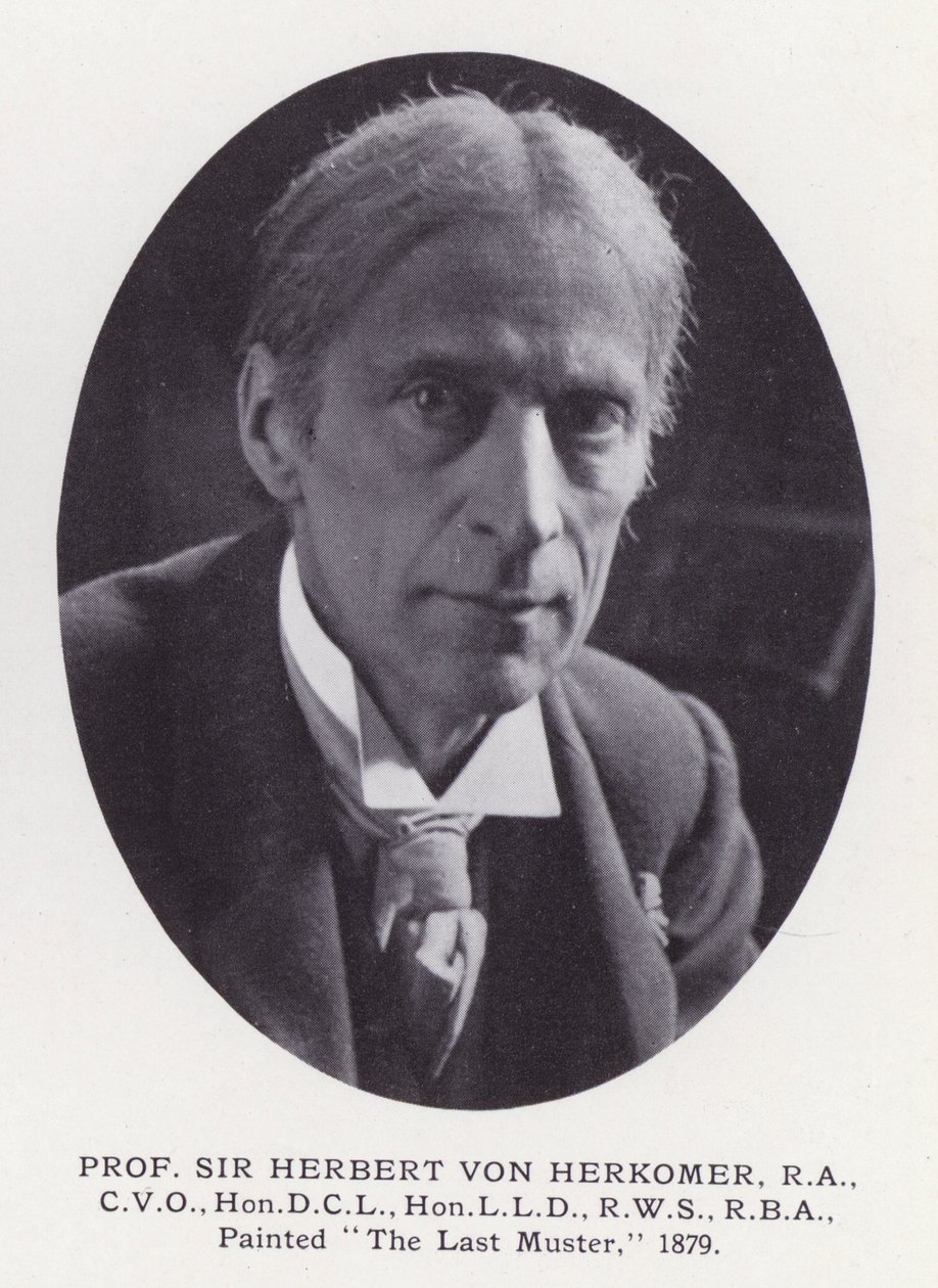 Prominente Männer von London: Prof. Sir Herbert Von Herkomer von English Photographer