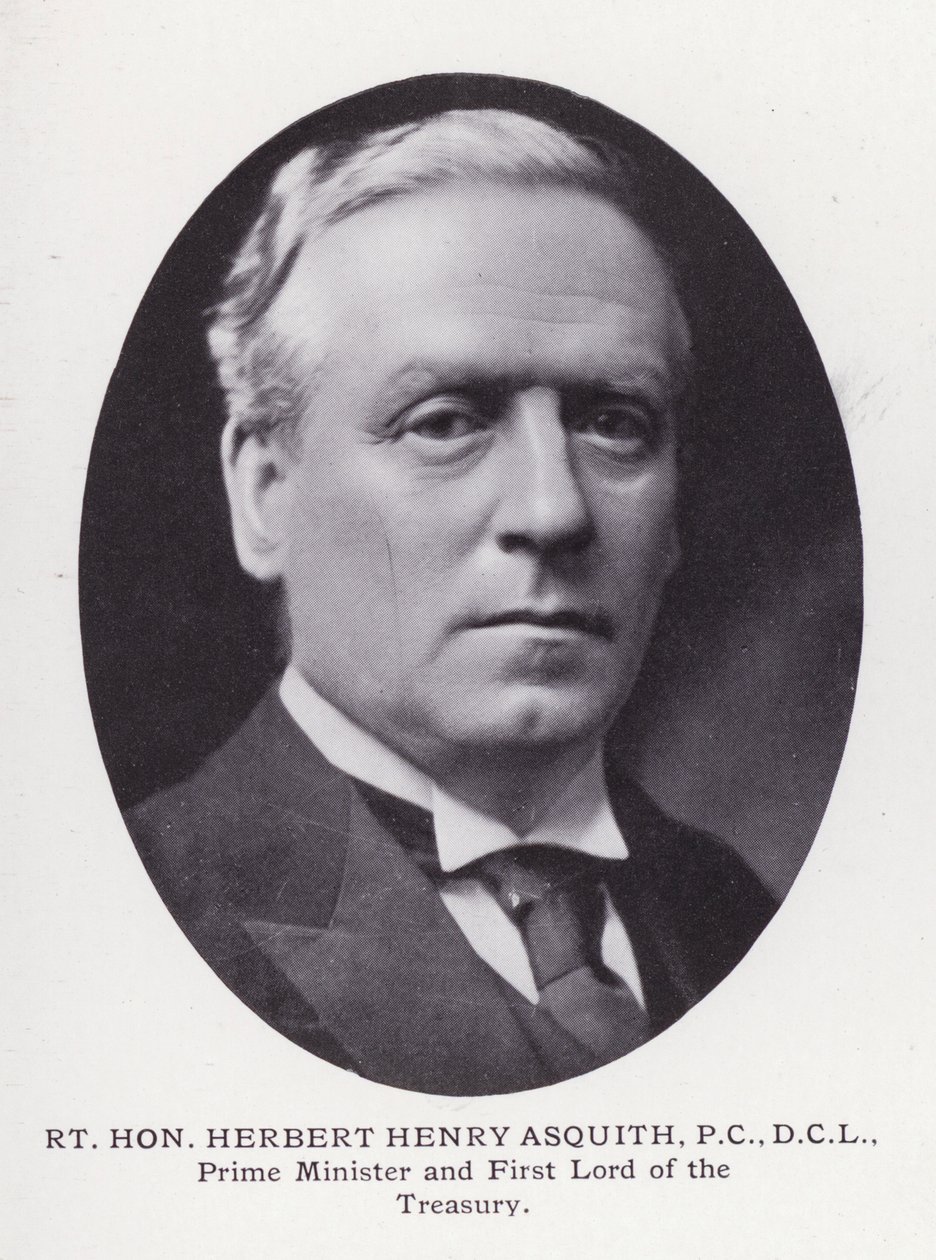 Prominente Männer von London: Rt Hon Herbert Henry Asquith von English Photographer