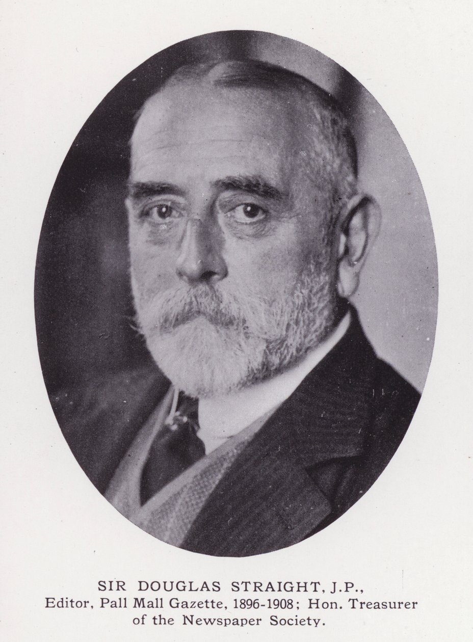 Prominente Männer von London: Sir Douglas Straight von English Photographer