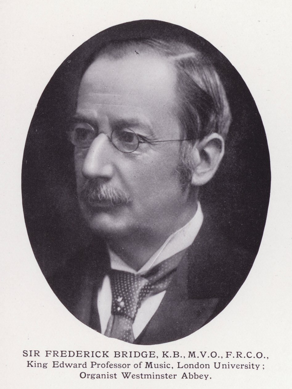 Prominente Männer von London: Sir Frederick Bridge von English Photographer