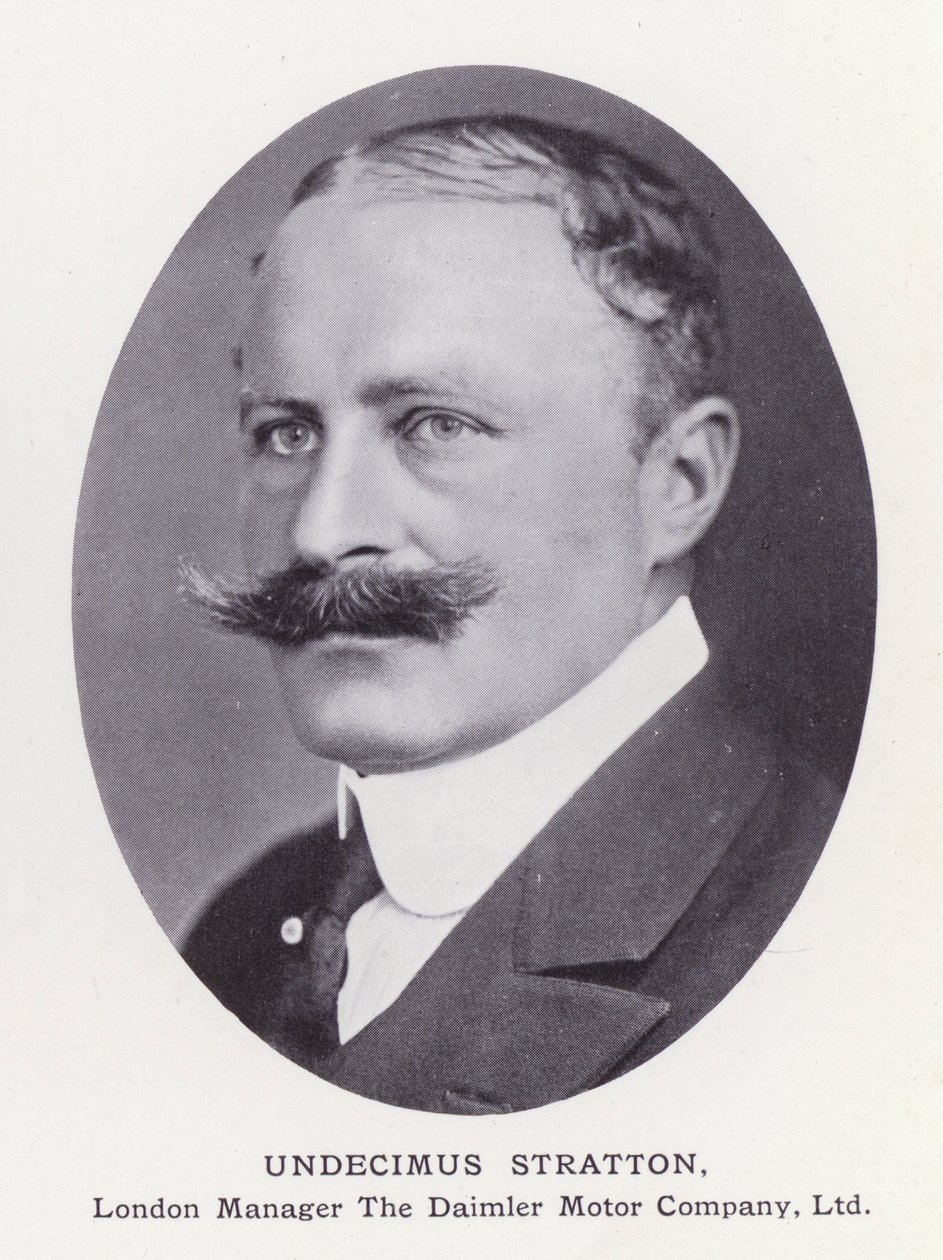 Prominente Männer von London: Undecimus Stratton von English Photographer