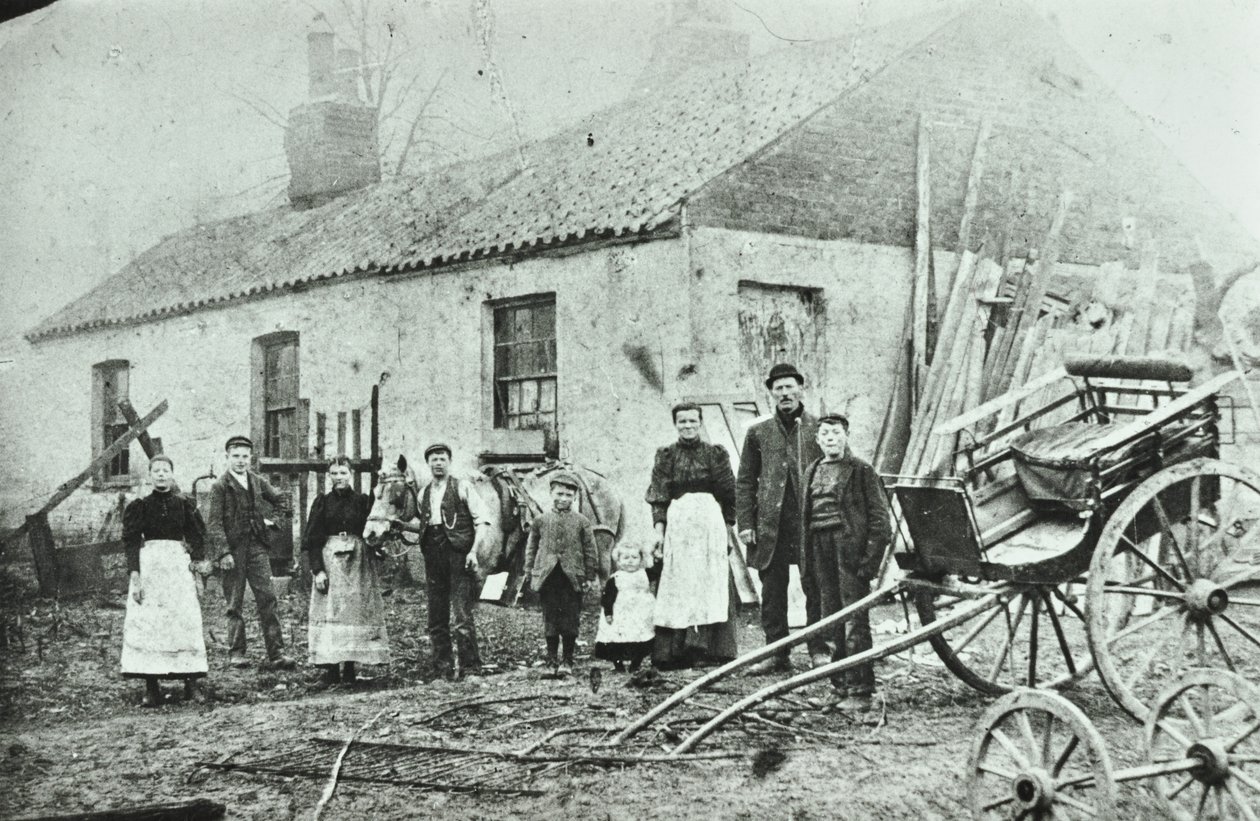 Saint Gothard Road: Bauernhäuser, 1880 von English Photographer