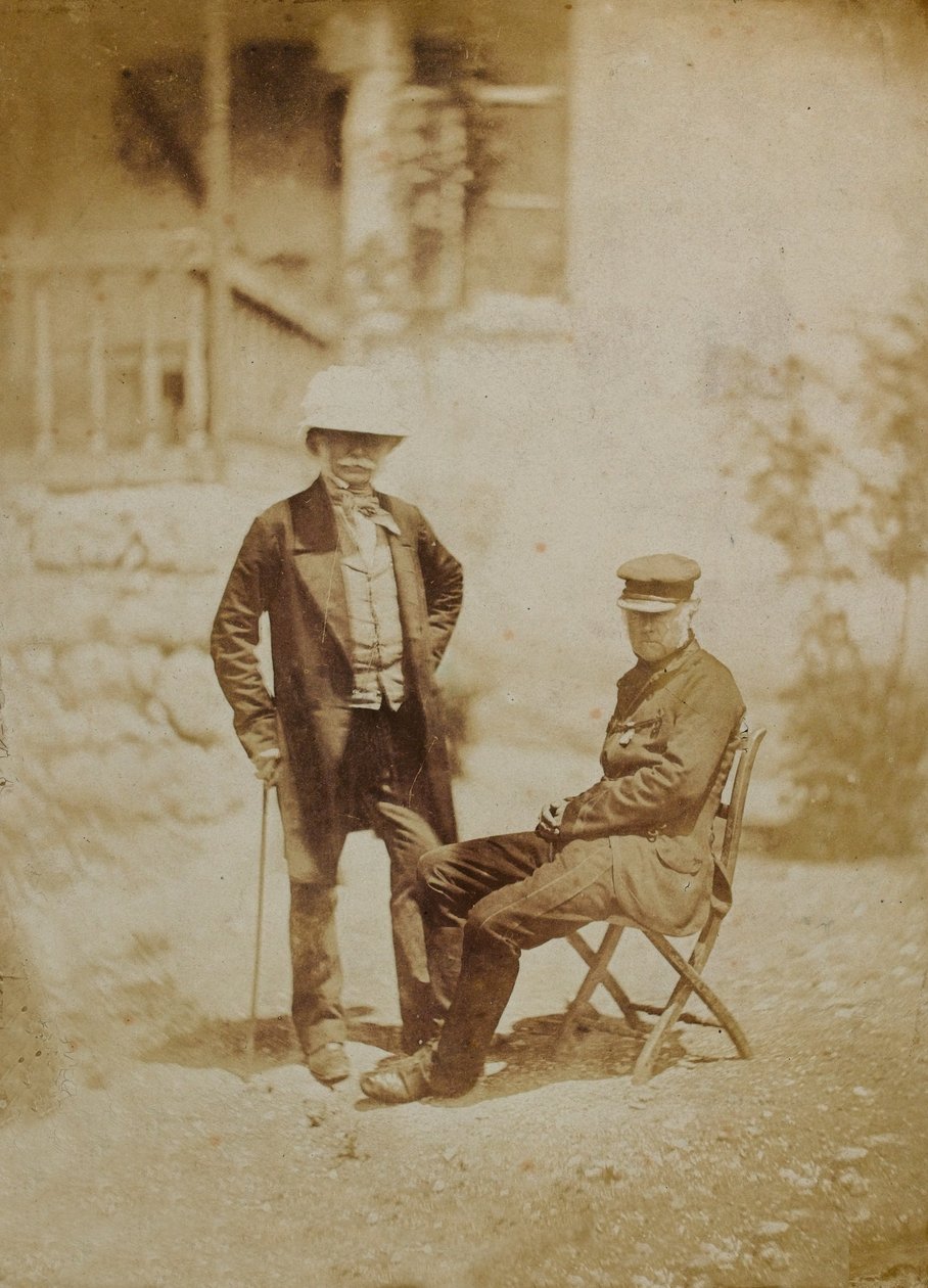 Viscount Gough und General Sir W. Codrington im Hauptquartier Sebastopol von English Photographer