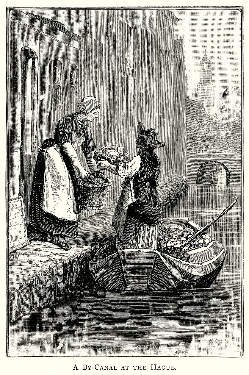 Ein Nebenkanal in Den Haag von English School