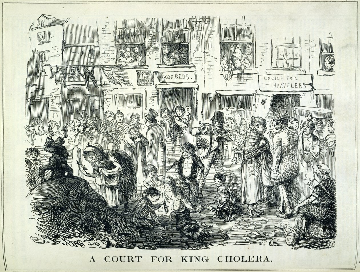 Ein Hof für König Cholera, Illustration aus 